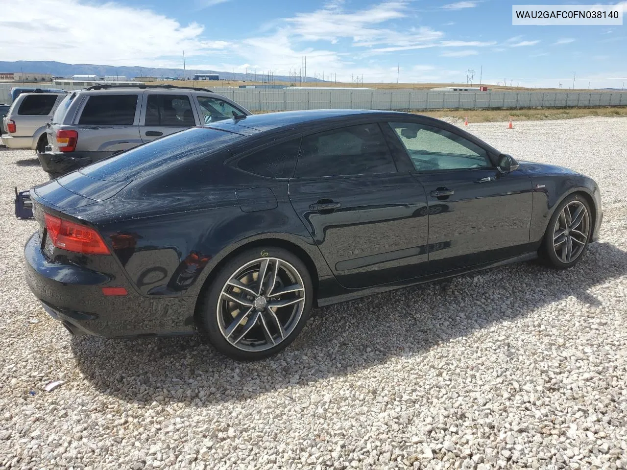 2015 Audi A7 Prestige VIN: WAU2GAFC0FN038140 Lot: 66516174