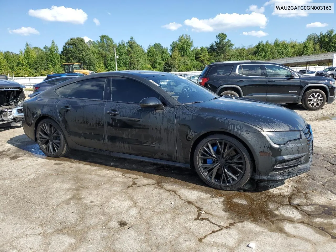 2016 Audi A7 Prestige VIN: WAU2GAFC0GN003163 Lot: 71450794