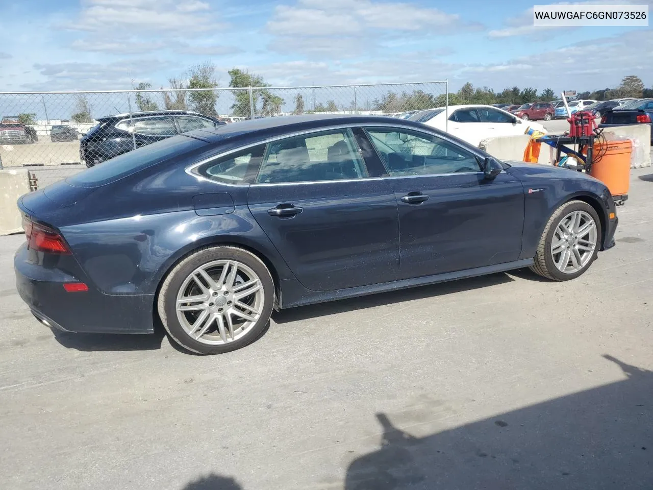 2016 Audi A7 Premium Plus VIN: WAUWGAFC6GN073526 Lot: 81235894