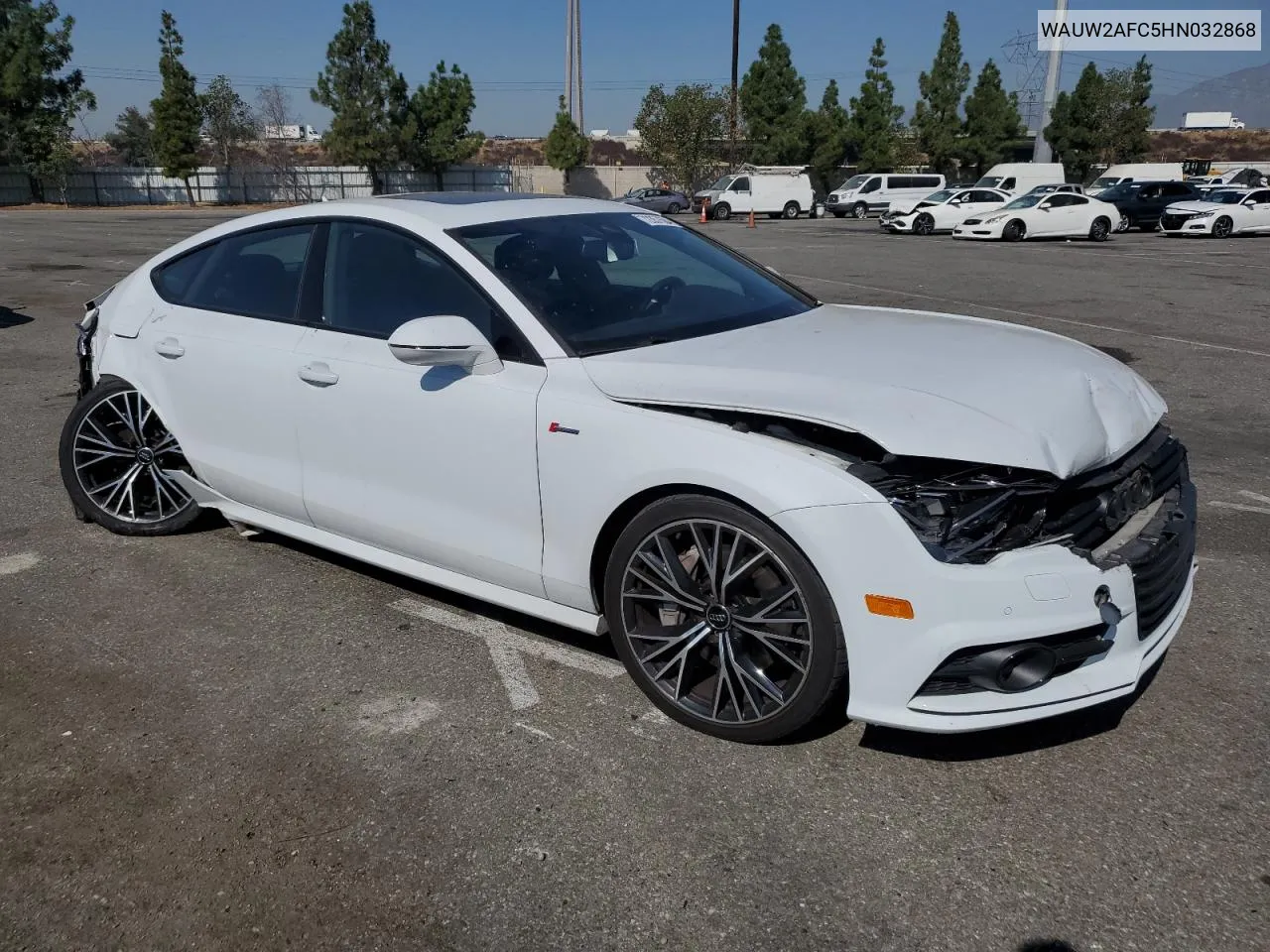 2017 Audi A7 Premium Plus VIN: WAUW2AFC5HN032868 Lot: 72357684