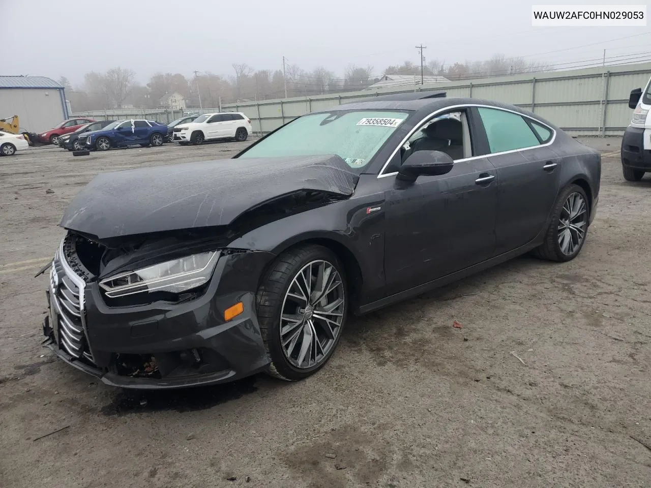 2017 Audi A7 Premium Plus VIN: WAUW2AFC0HN029053 Lot: 79358504