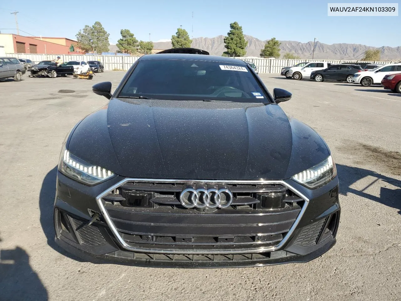 2019 Audi A7 Prestige S-Line VIN: WAUV2AF24KN103309 Lot: 74364324