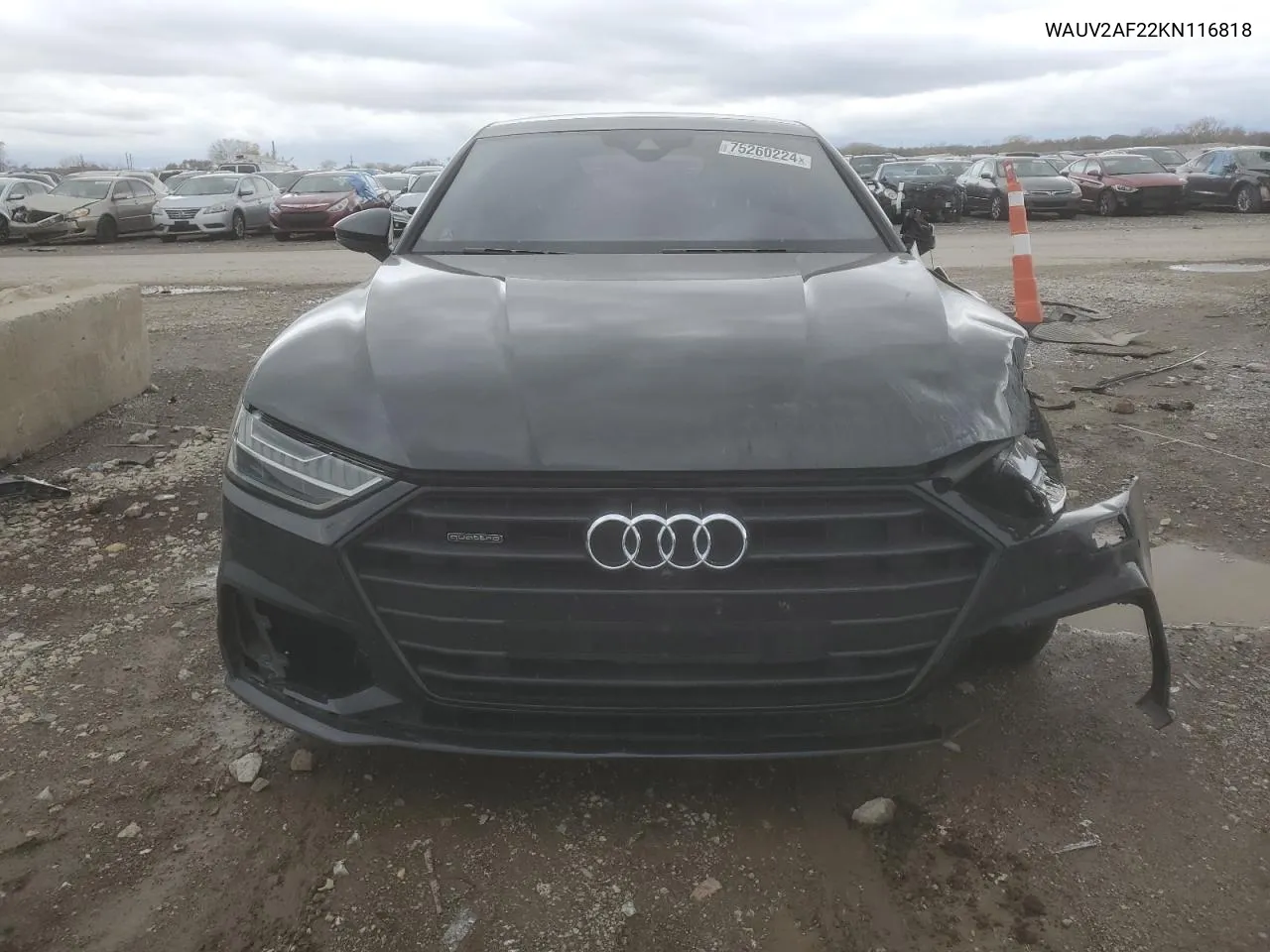 2019 Audi A7 Prestige S-Line VIN: WAUV2AF22KN116818 Lot: 75260224