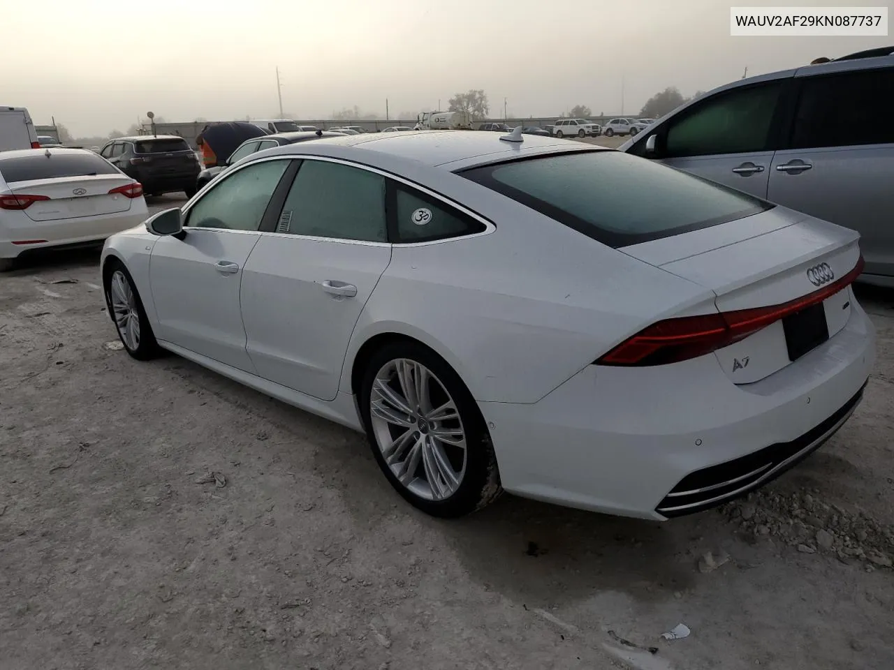 2019 Audi A7 Prestige S-Line VIN: WAUV2AF29KN087737 Lot: 77814674