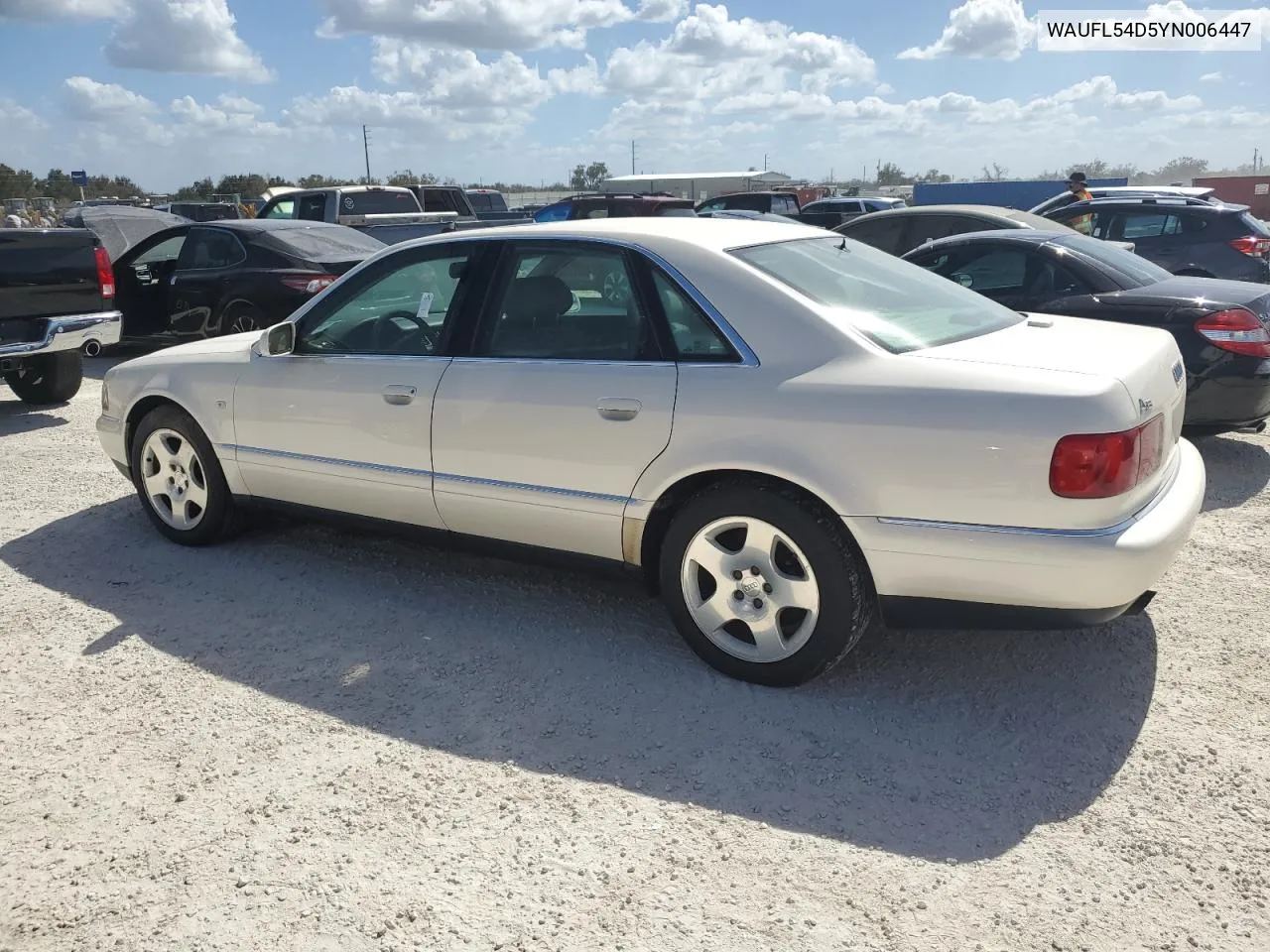 2000 Audi A8 Quattro VIN: WAUFL54D5YN006447 Lot: 77151504