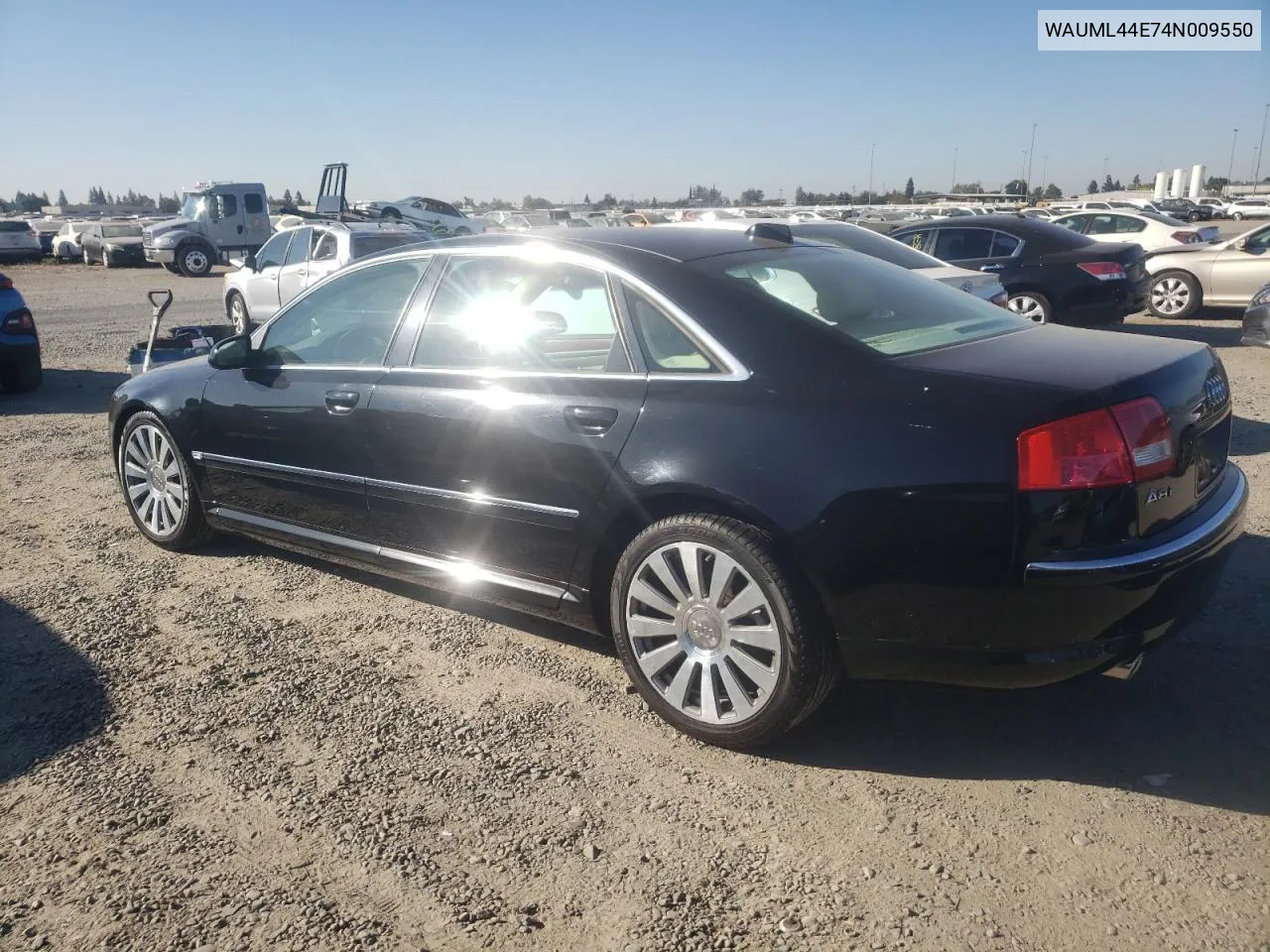 2004 Audi A8 L Quattro VIN: WAUML44E74N009550 Lot: 76842994