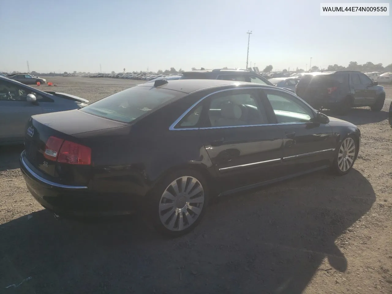 2004 Audi A8 L Quattro VIN: WAUML44E74N009550 Lot: 76842994