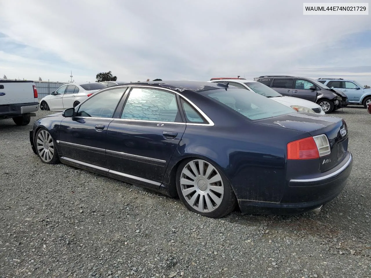 2004 Audi A8 L Quattro VIN: WAUML44E74N021729 Lot: 78591314