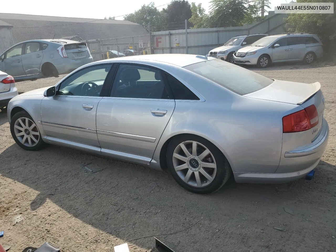 WAULL44E55N010807 2005 Audi A8 4.2 Quattro