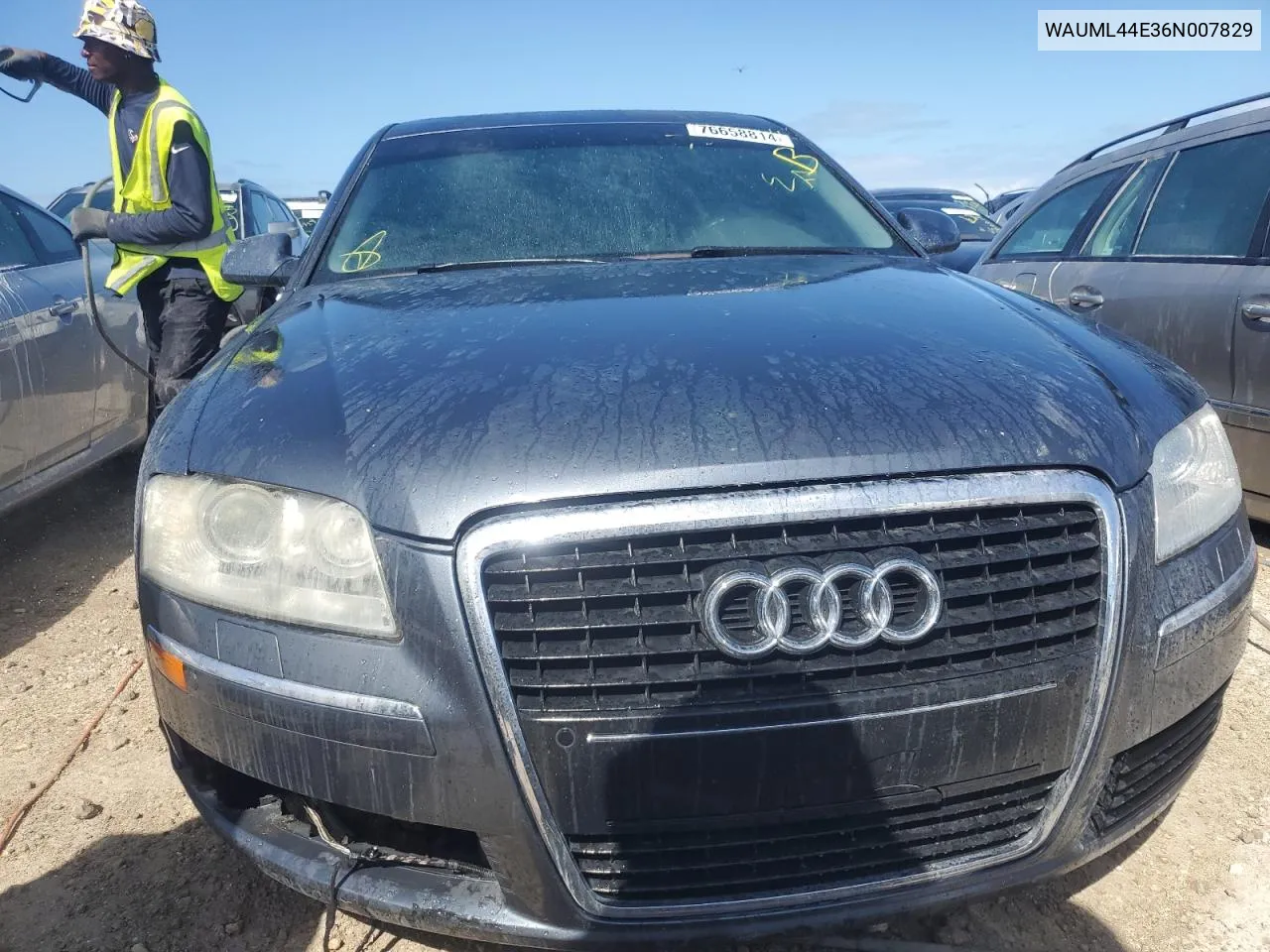 2006 Audi A8 L Quattro VIN: WAUML44E36N007829 Lot: 76658814