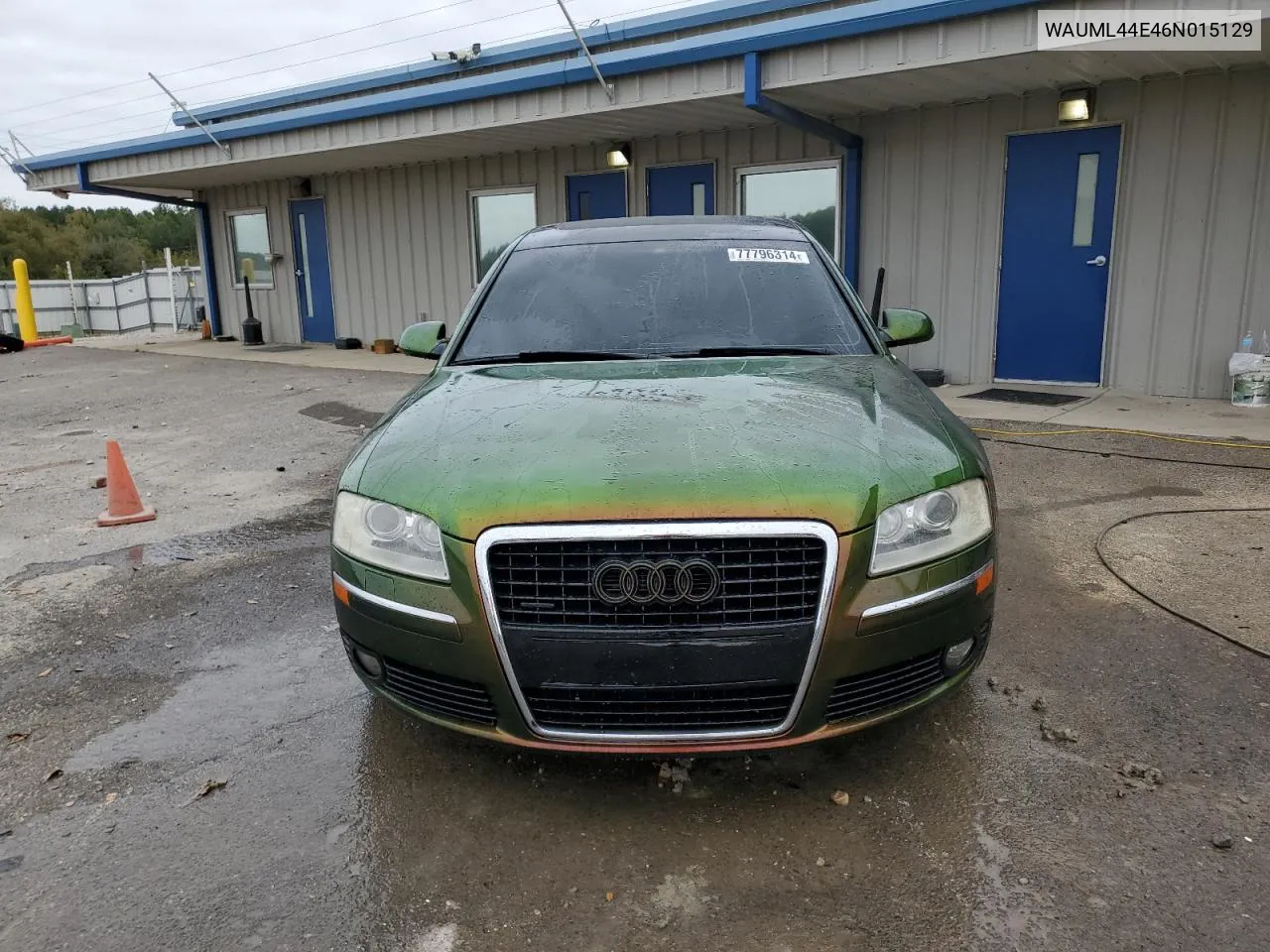 2006 Audi A8 L Quattro VIN: WAUML44E46N015129 Lot: 77796314