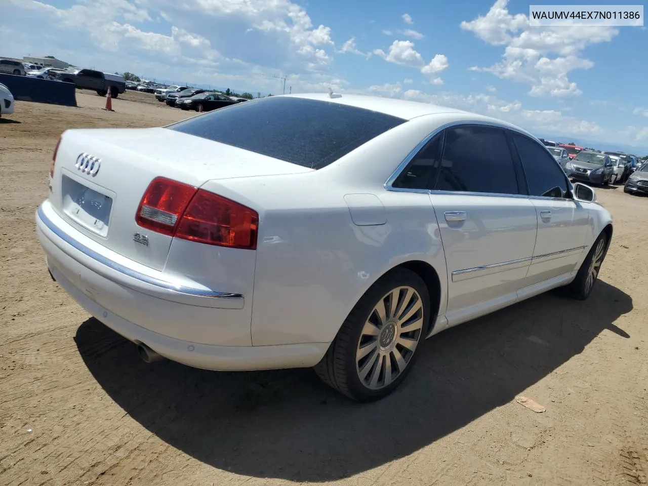 WAUMV44EX7N011386 2007 Audi A8 L Quattro