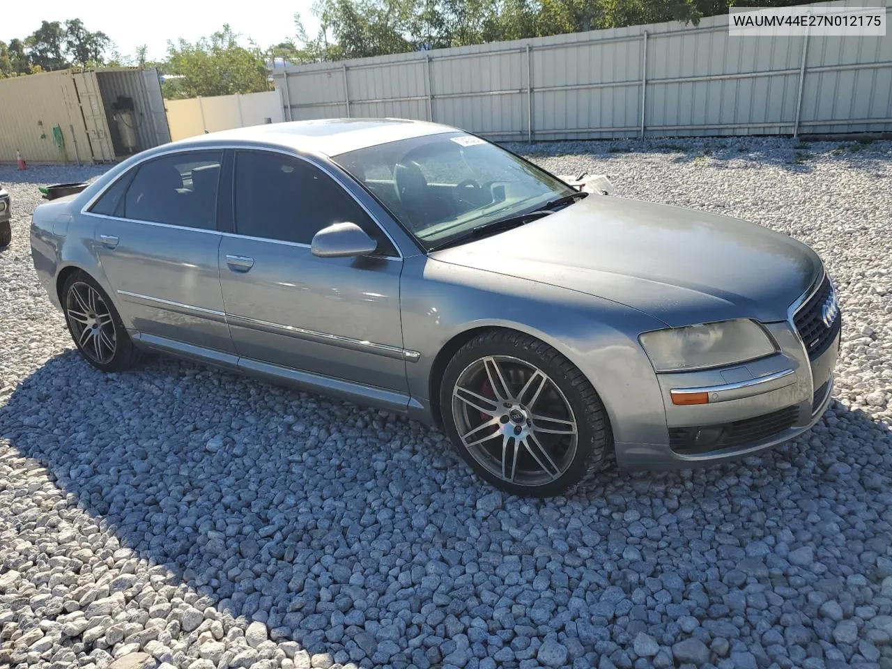 2007 Audi A8 L Quattro VIN: WAUMV44E27N012175 Lot: 73433424