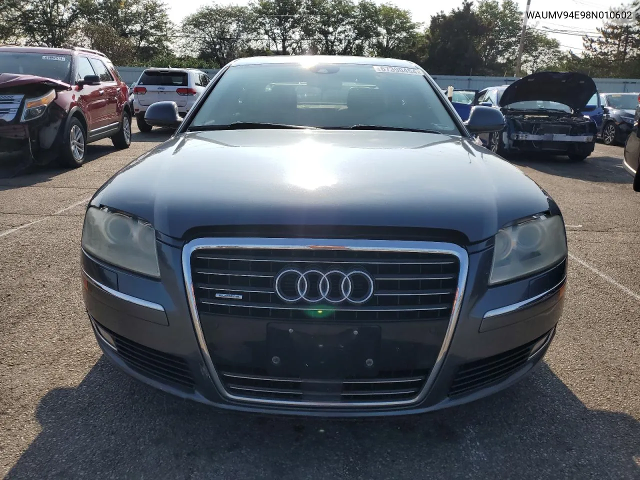 2008 Audi A8 L Quattro VIN: WAUMV94E98N010602 Lot: 67390454