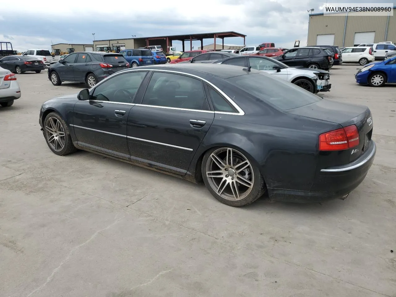 2008 Audi A8 L Quattro VIN: WAUMV94E38N008960 Lot: 71106524