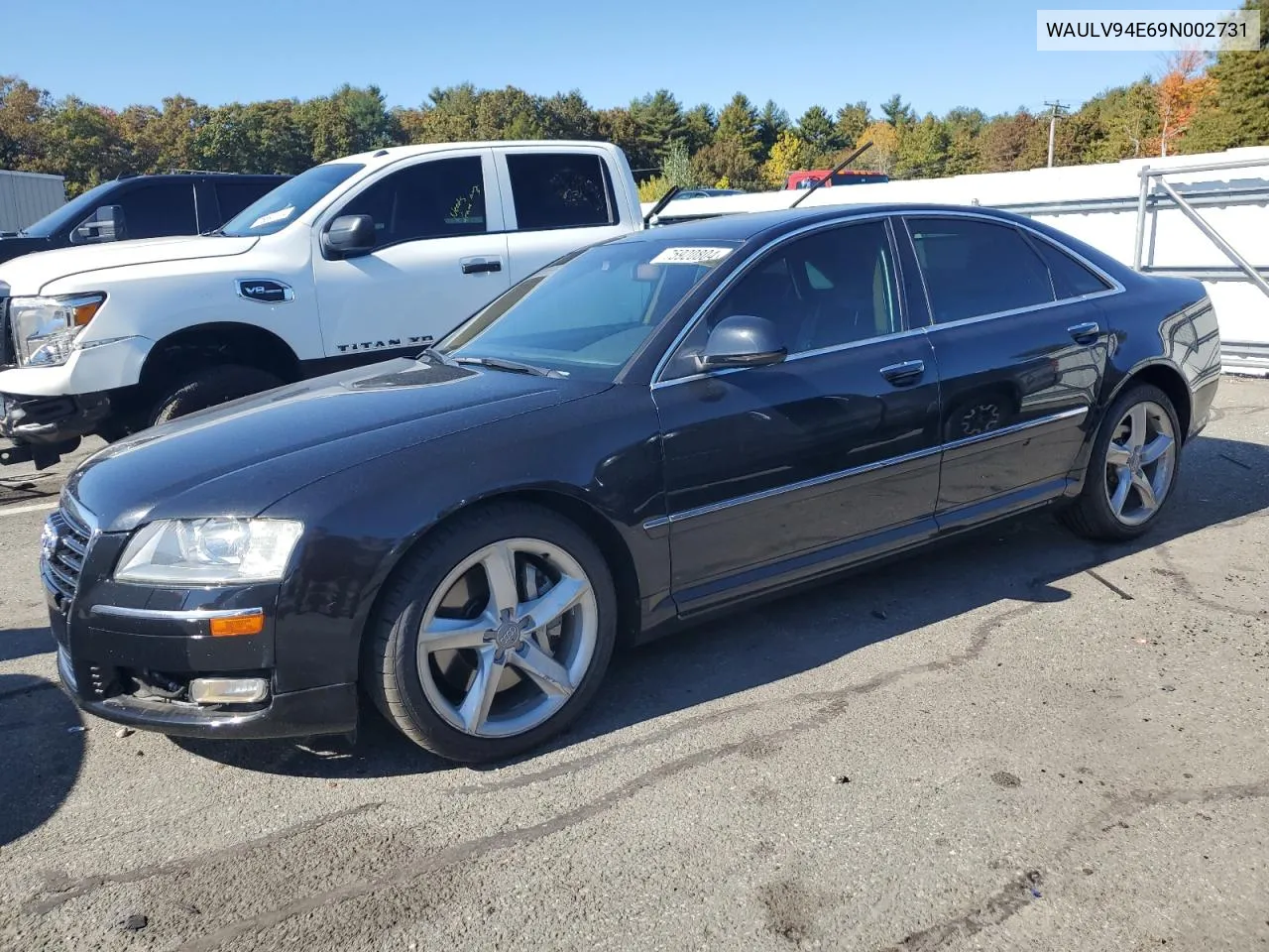 2009 Audi A8 4.2 Quattro VIN: WAULV94E69N002731 Lot: 75920804