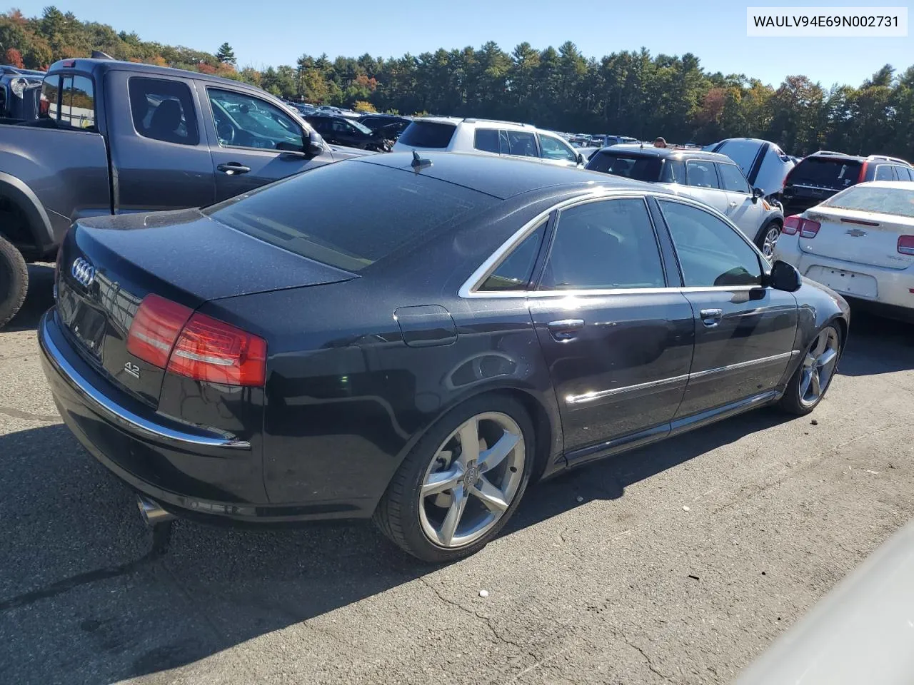 2009 Audi A8 4.2 Quattro VIN: WAULV94E69N002731 Lot: 75920804