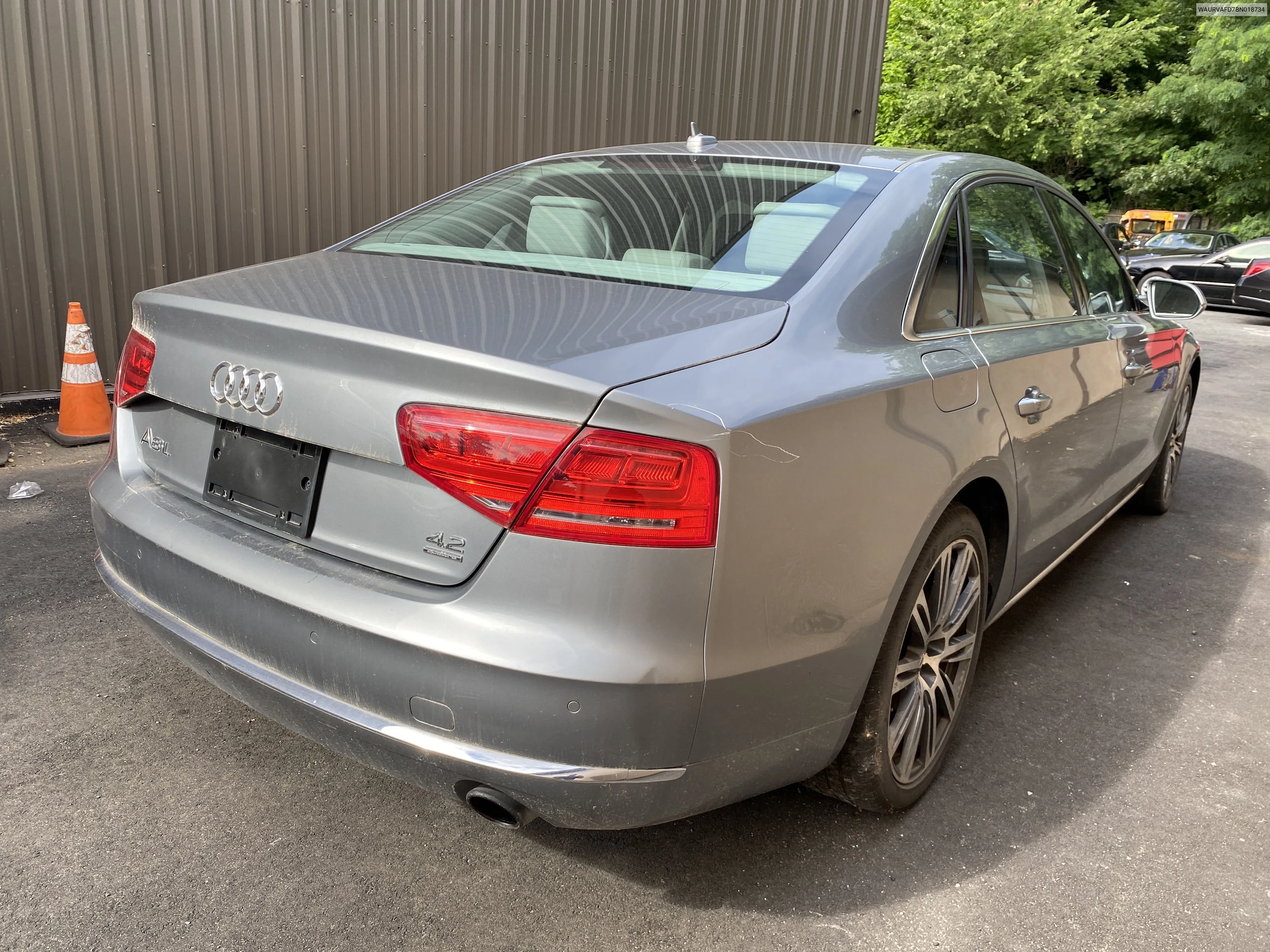 2011 Audi A8 L Quattro VIN: WAURVAFD7BN018734 Lot: 69267924