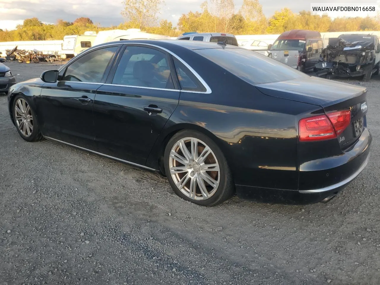 2011 Audi A8 Quattro VIN: WAUAVAFD0BN016658 Lot: 79513564