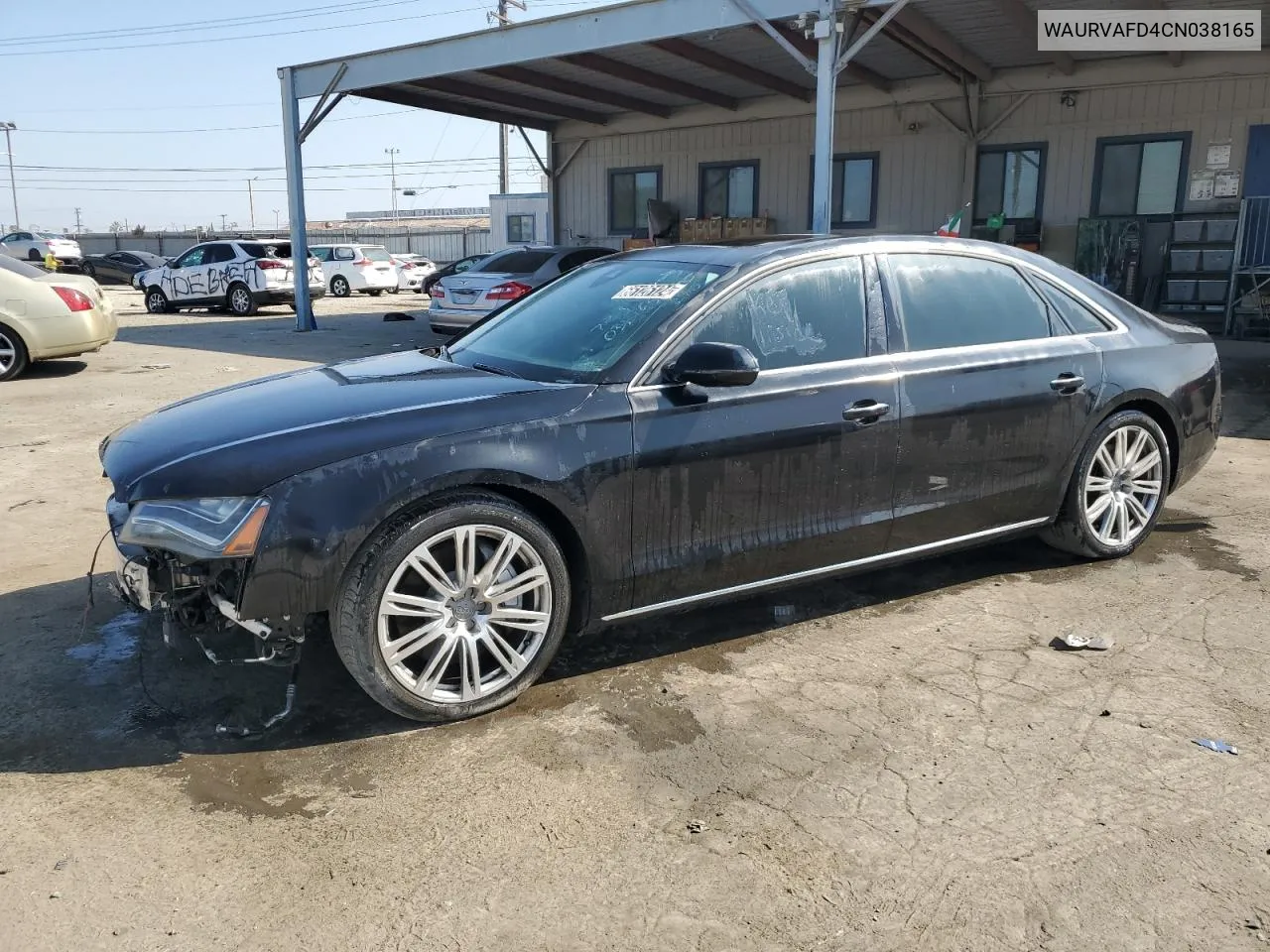 2012 Audi A8 L Quattro VIN: WAURVAFD4CN038165 Lot: 66126124