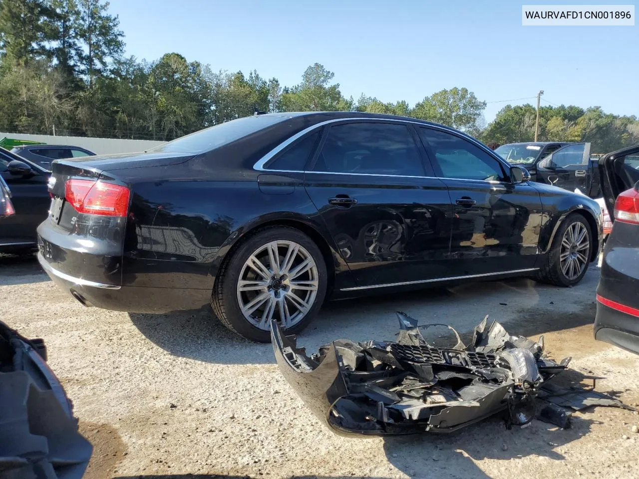 2012 Audi A8 L Quattro VIN: WAURVAFD1CN001896 Lot: 73747224