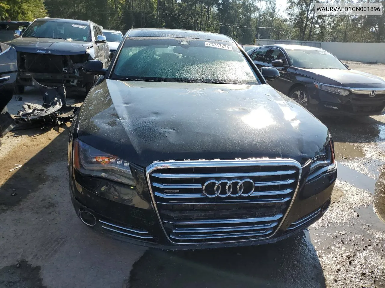 2012 Audi A8 L Quattro VIN: WAURVAFD1CN001896 Lot: 73747224