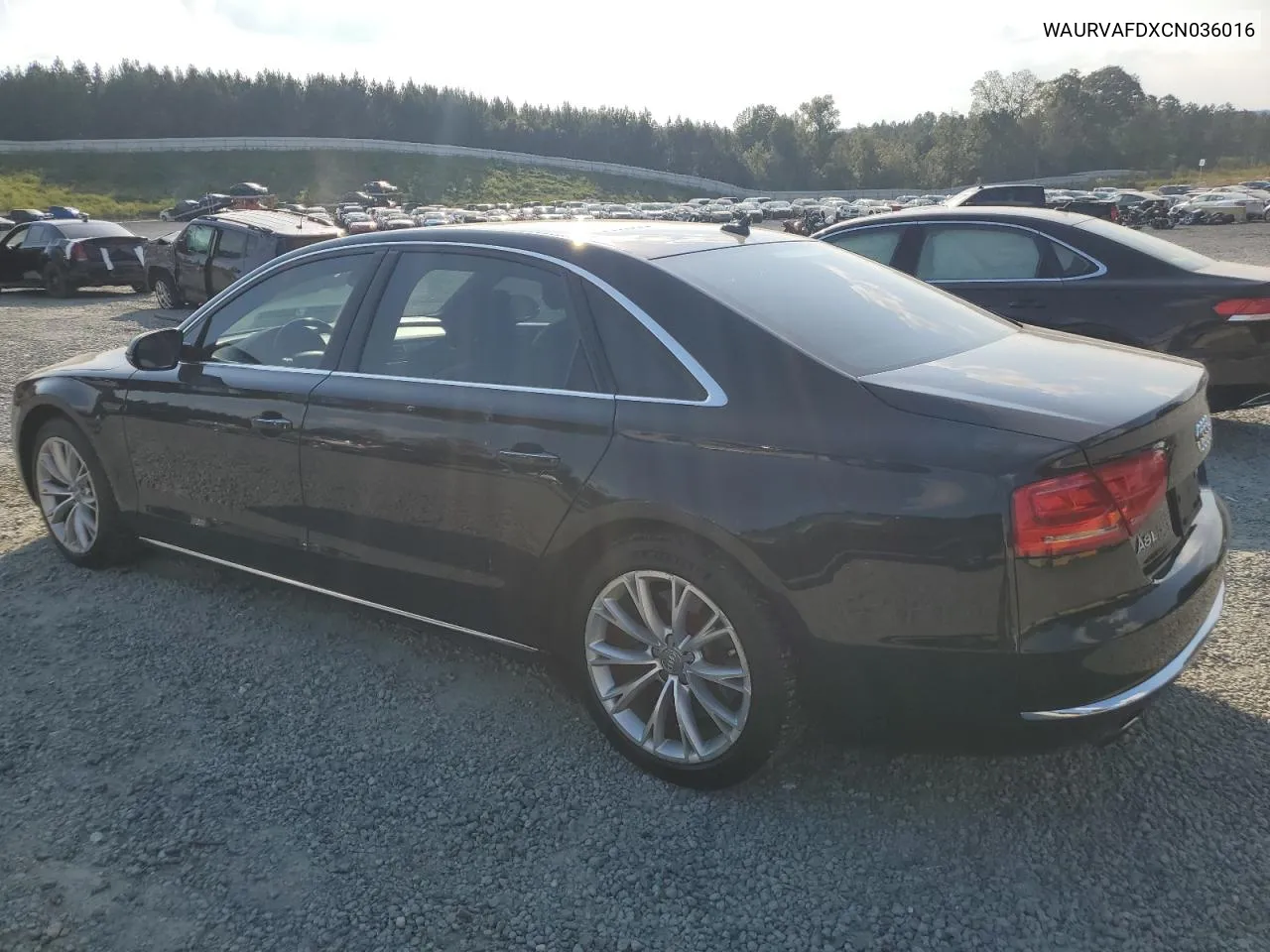 2012 Audi A8 L Quattro VIN: WAURVAFDXCN036016 Lot: 75041504