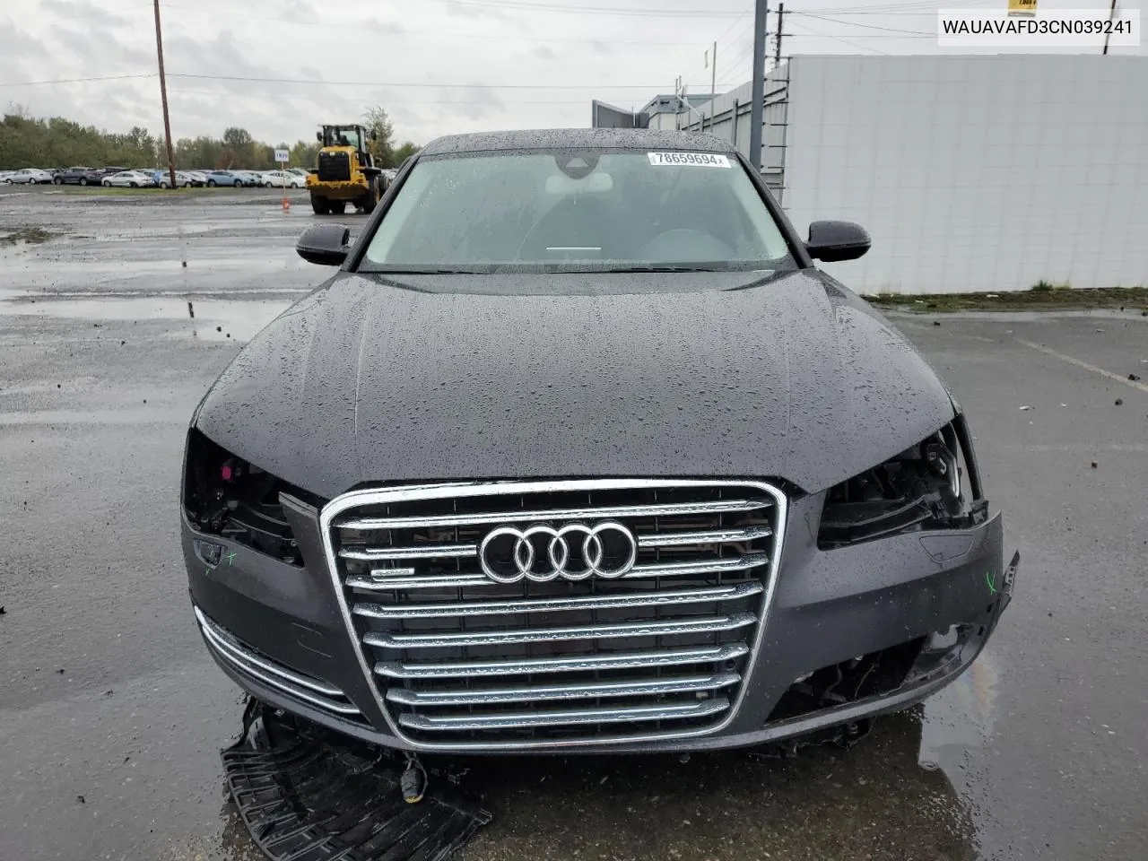 2012 Audi A8 Quattro VIN: WAUAVAFD3CN039241 Lot: 78659694