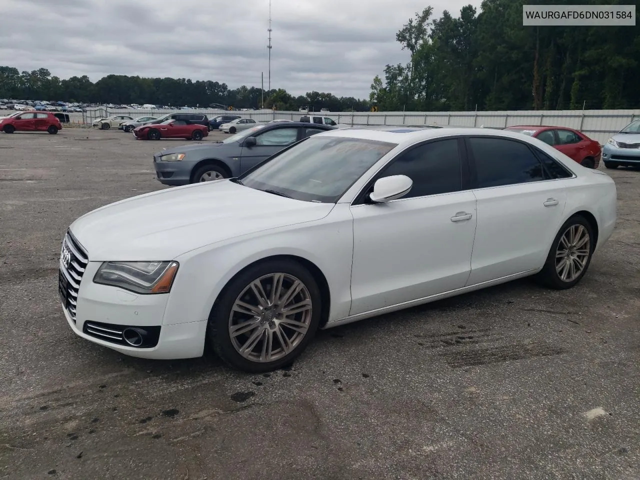 2013 Audi A8 L Quattro VIN: WAURGAFD6DN031584 Lot: 69380434