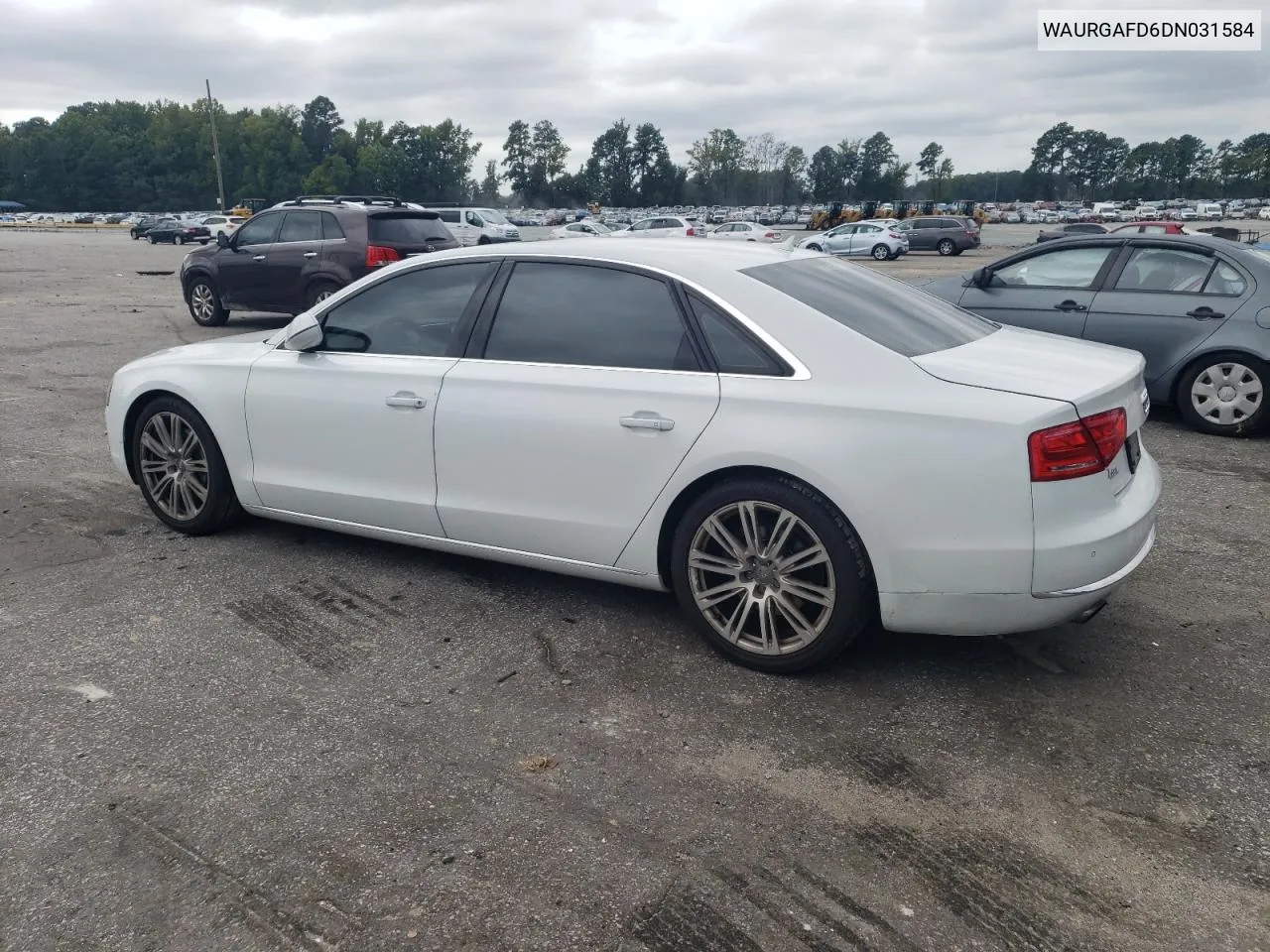 2013 Audi A8 L Quattro VIN: WAURGAFD6DN031584 Lot: 69380434