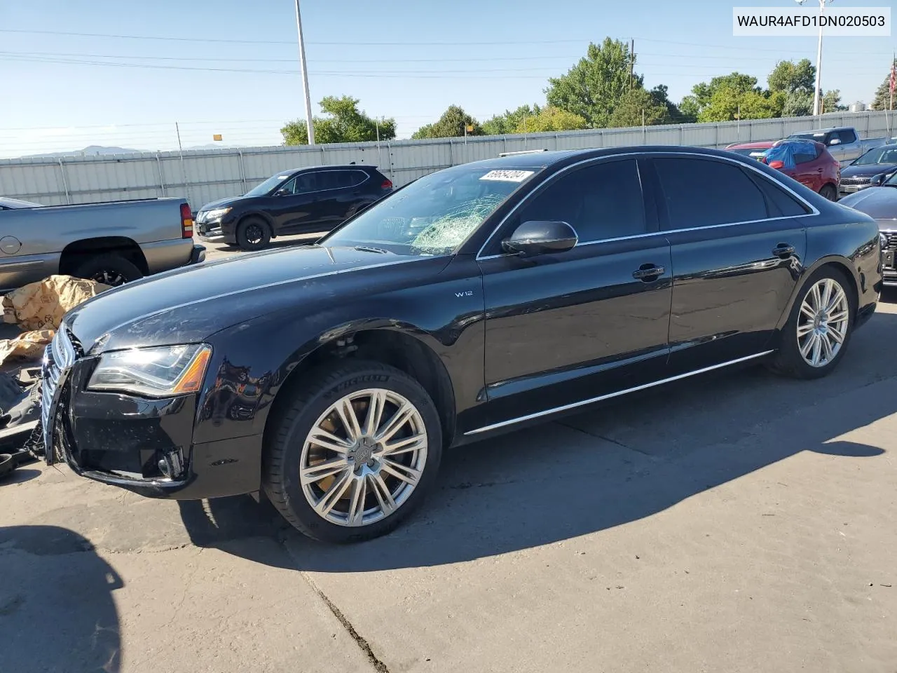 2013 Audi A8 L Quattro VIN: WAUR4AFD1DN020503 Lot: 69654204