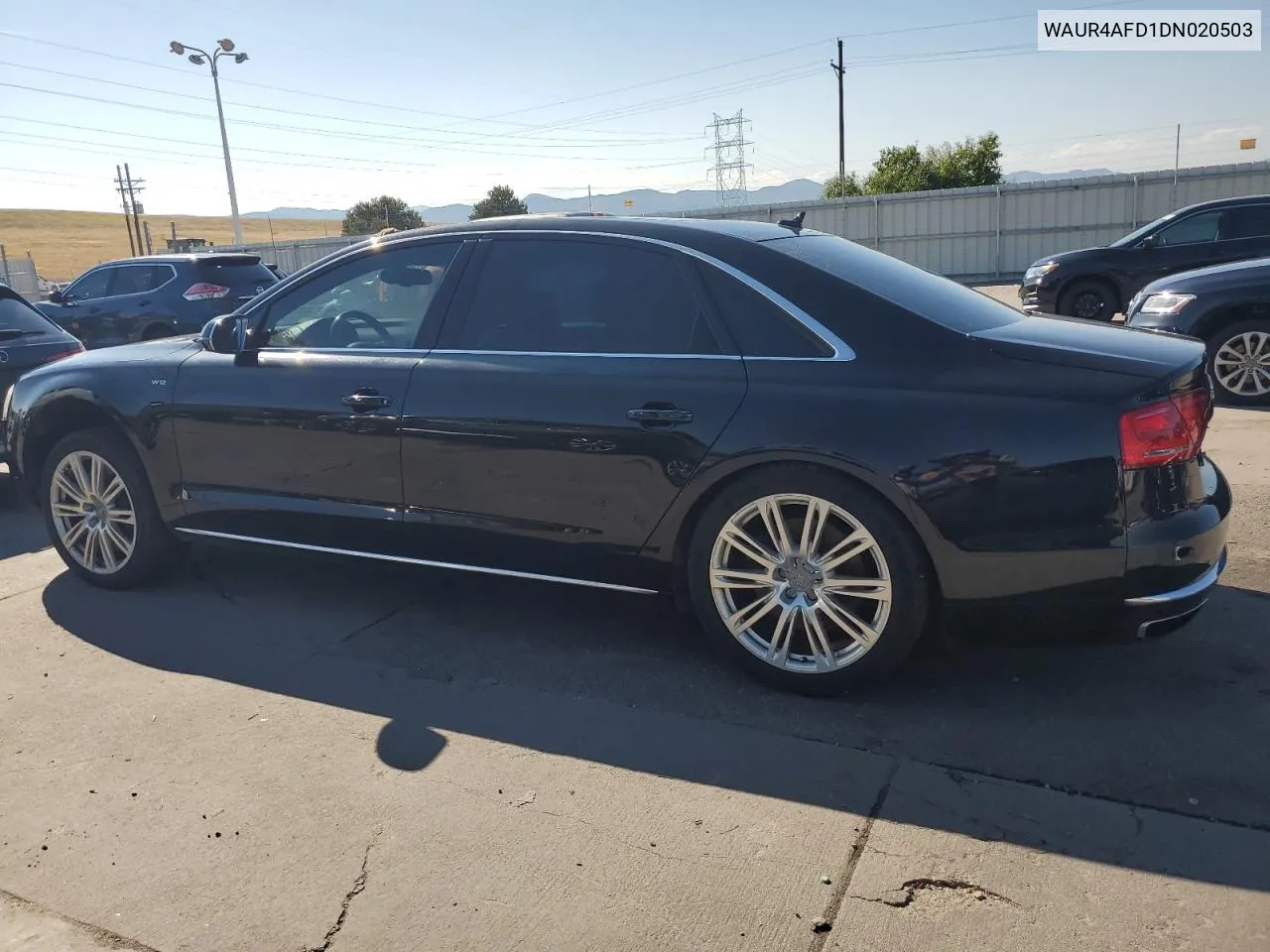 2013 Audi A8 L Quattro VIN: WAUR4AFD1DN020503 Lot: 69654204