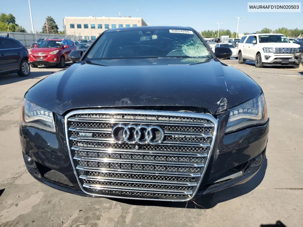 2013 Audi A8 L Quattro VIN: WAUR4AFD1DN020503 Lot: 69654204