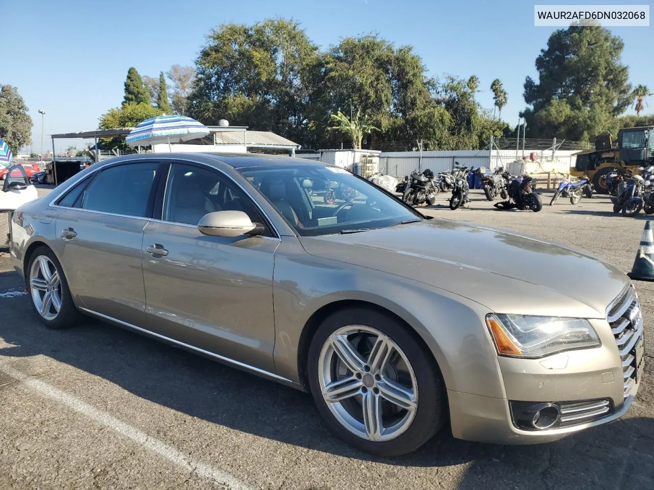 WAUR2AFD6DN032068 2013 Audi A8 L Quattro