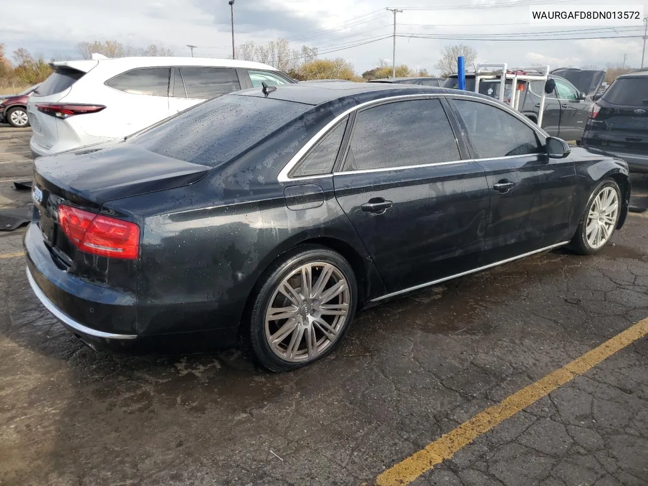 2013 Audi A8 L Quattro VIN: WAURGAFD8DN013572 Lot: 76562104