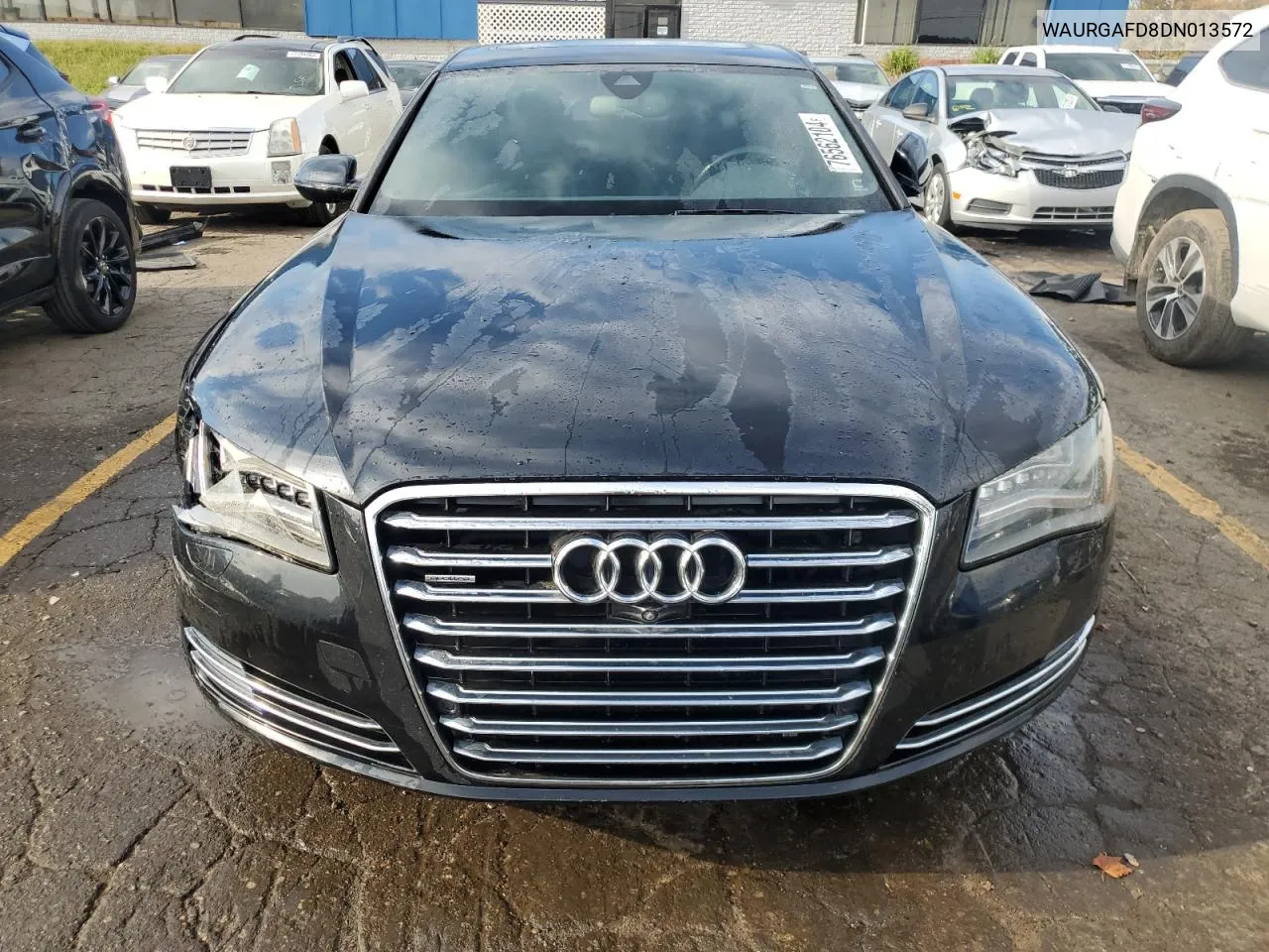 2013 Audi A8 L Quattro VIN: WAURGAFD8DN013572 Lot: 76562104