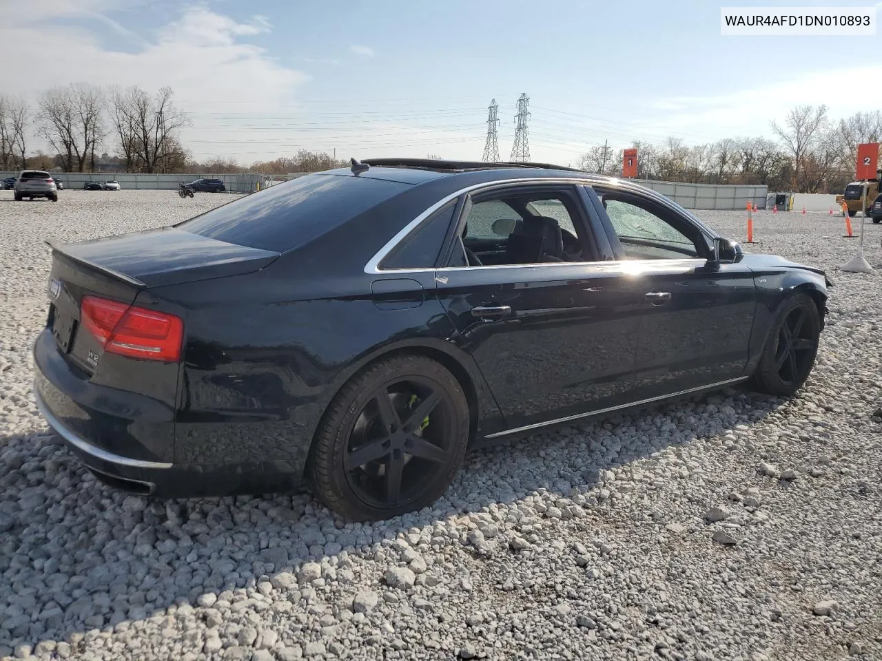 2013 Audi A8 L Quattro VIN: WAUR4AFD1DN010893 Lot: 78379394