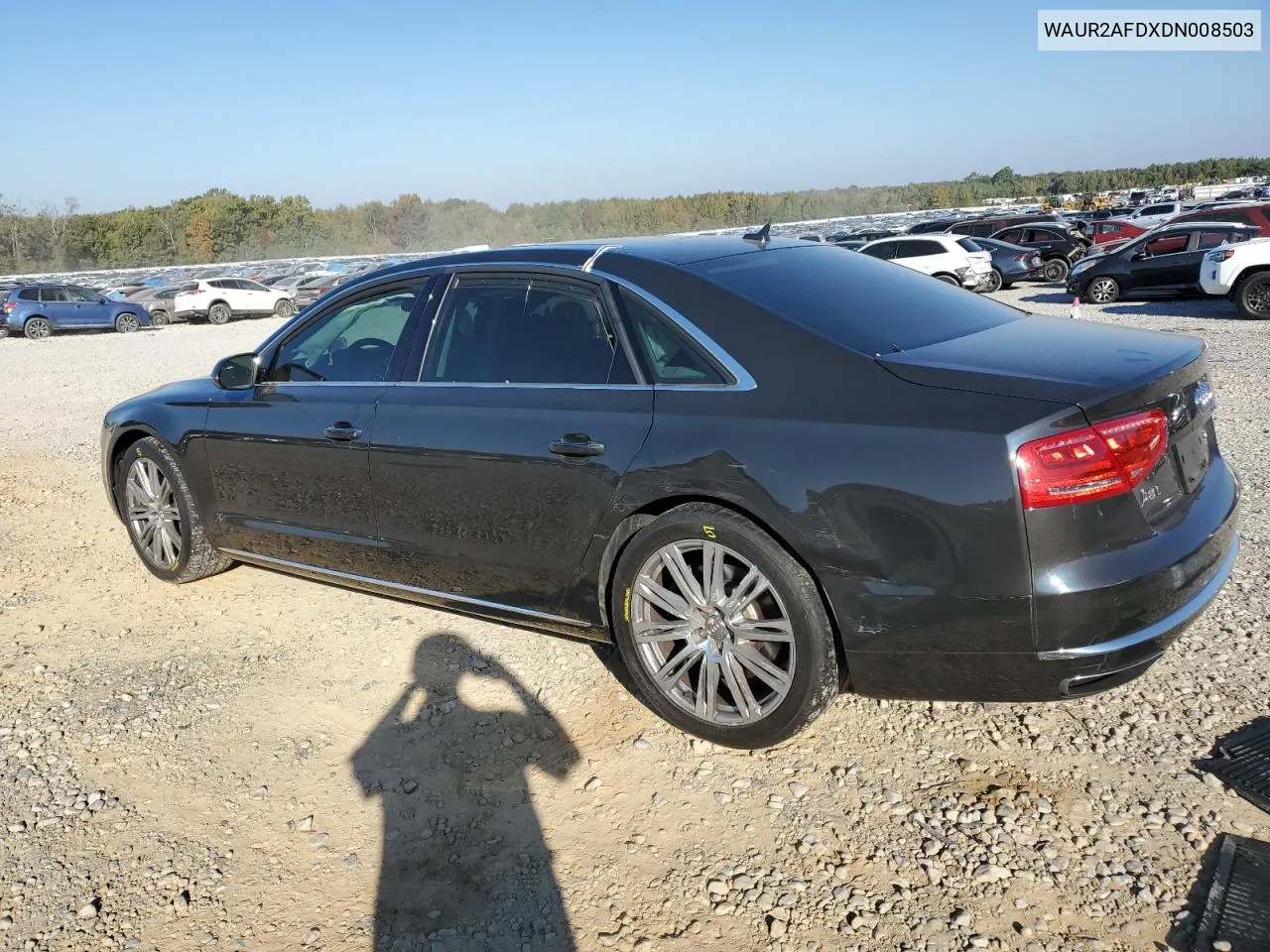 2013 Audi A8 L Quattro VIN: WAUR2AFDXDN008503 Lot: 78583454