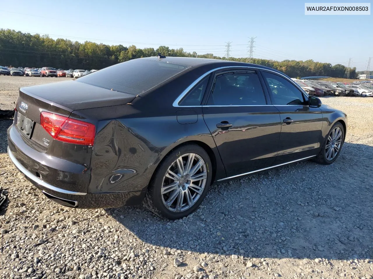 2013 Audi A8 L Quattro VIN: WAUR2AFDXDN008503 Lot: 78583454