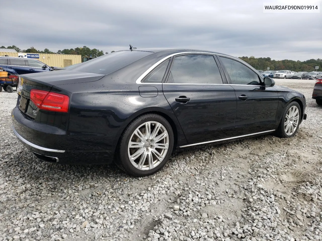 2013 Audi A8 L Quattro VIN: WAUR2AFD9DN019914 Lot: 79849514