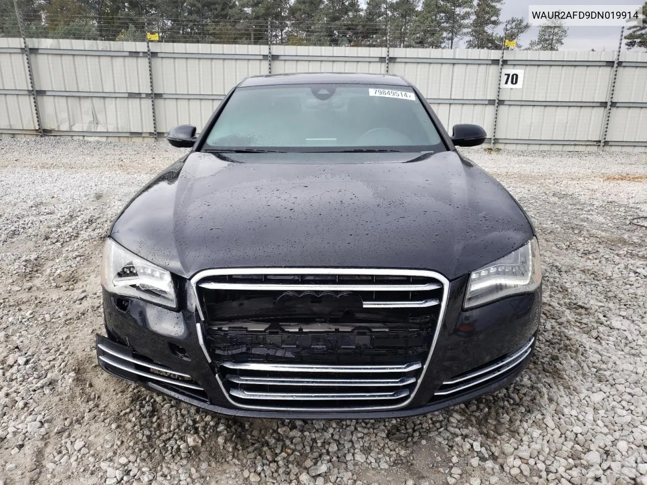 2013 Audi A8 L Quattro VIN: WAUR2AFD9DN019914 Lot: 79849514