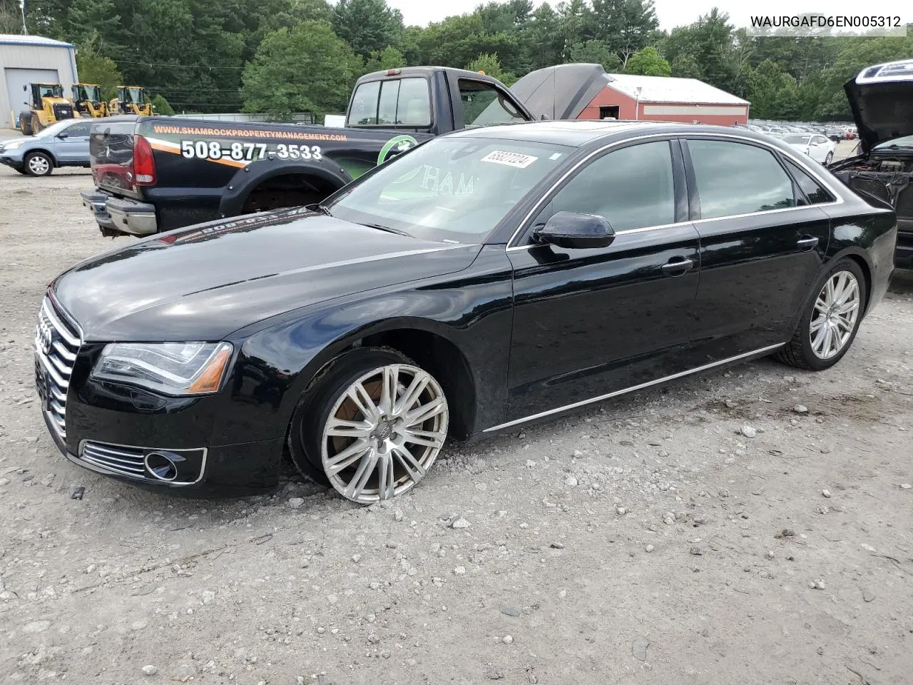 2014 Audi A8 L Quattro VIN: WAURGAFD6EN005312 Lot: 65827224