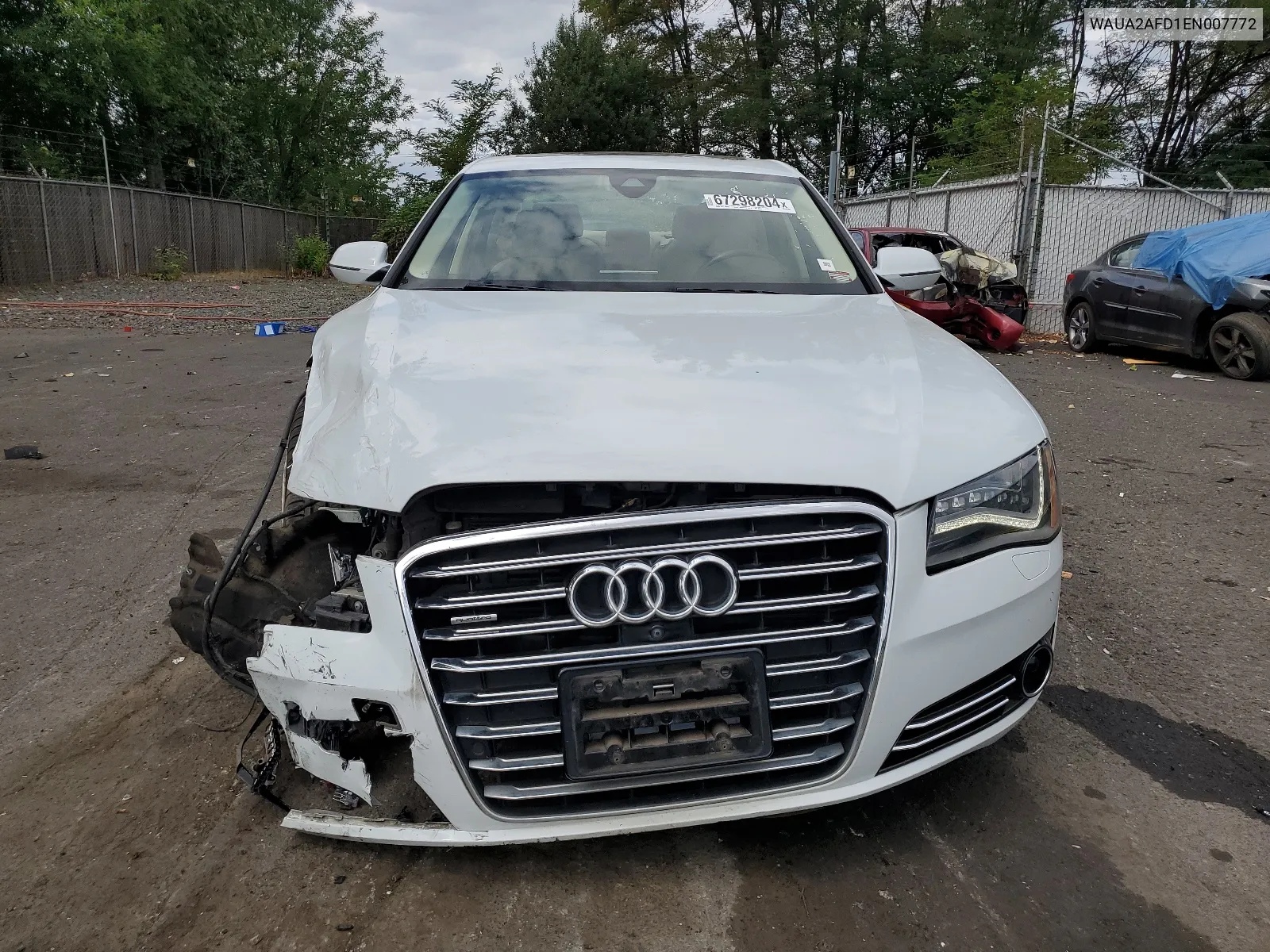 WAUA2AFD1EN007772 2014 Audi A8 Quattro