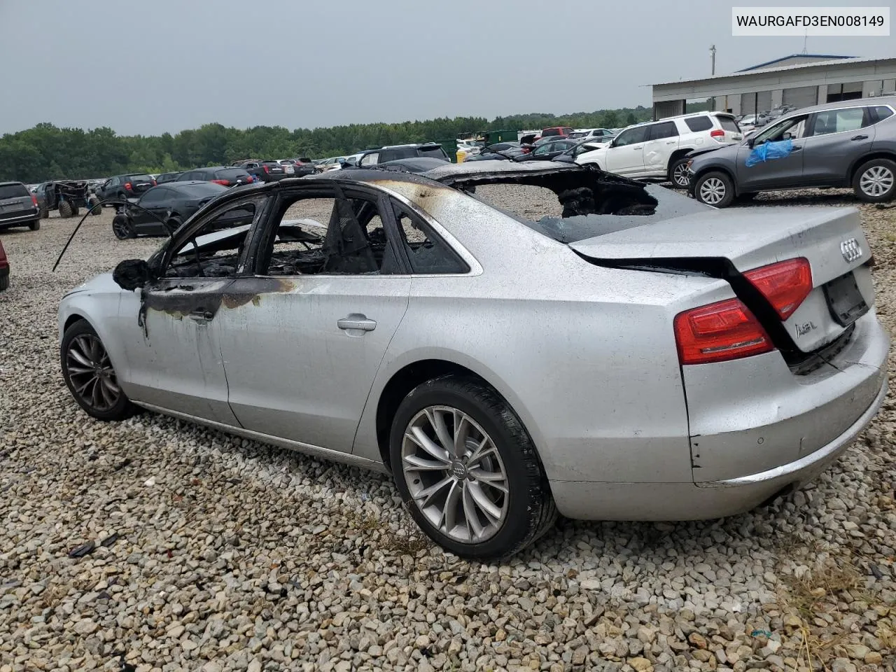 2014 Audi A8 L Quattro VIN: WAURGAFD3EN008149 Lot: 72344144