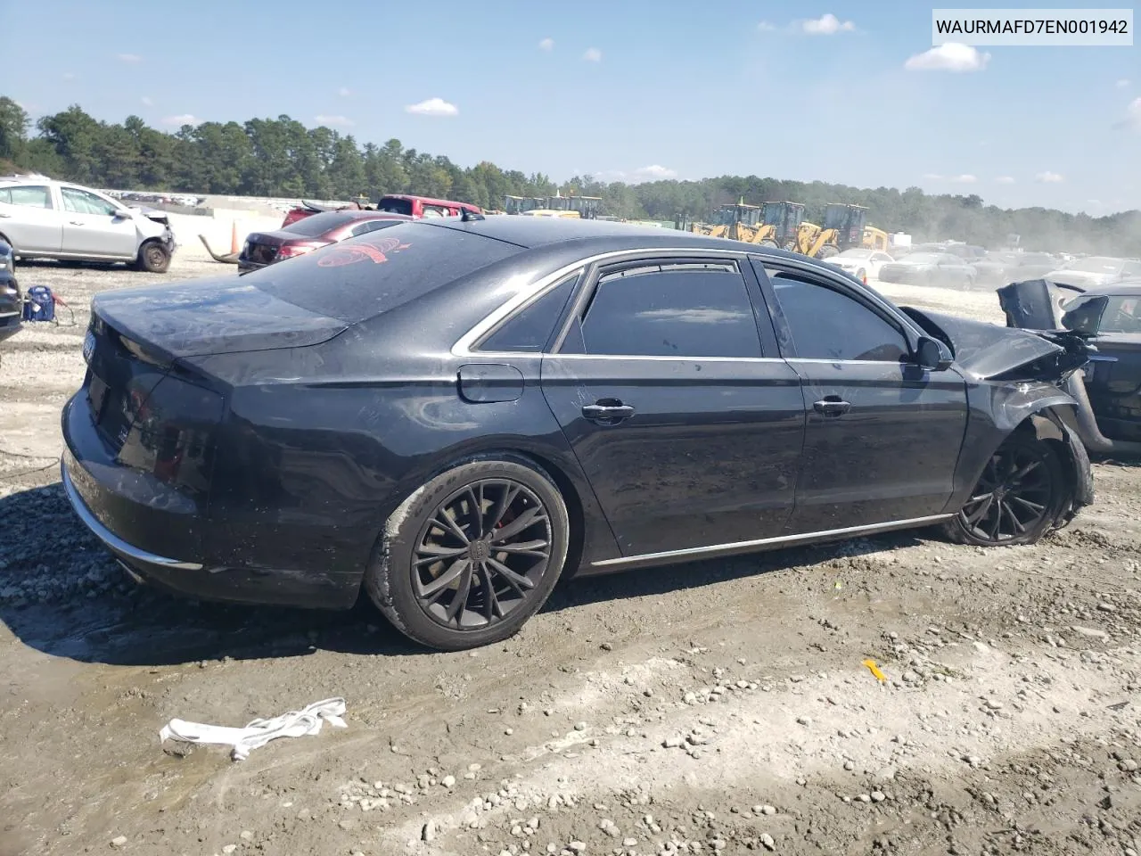 WAURMAFD7EN001942 2014 Audi A8 L Tdi Quattro