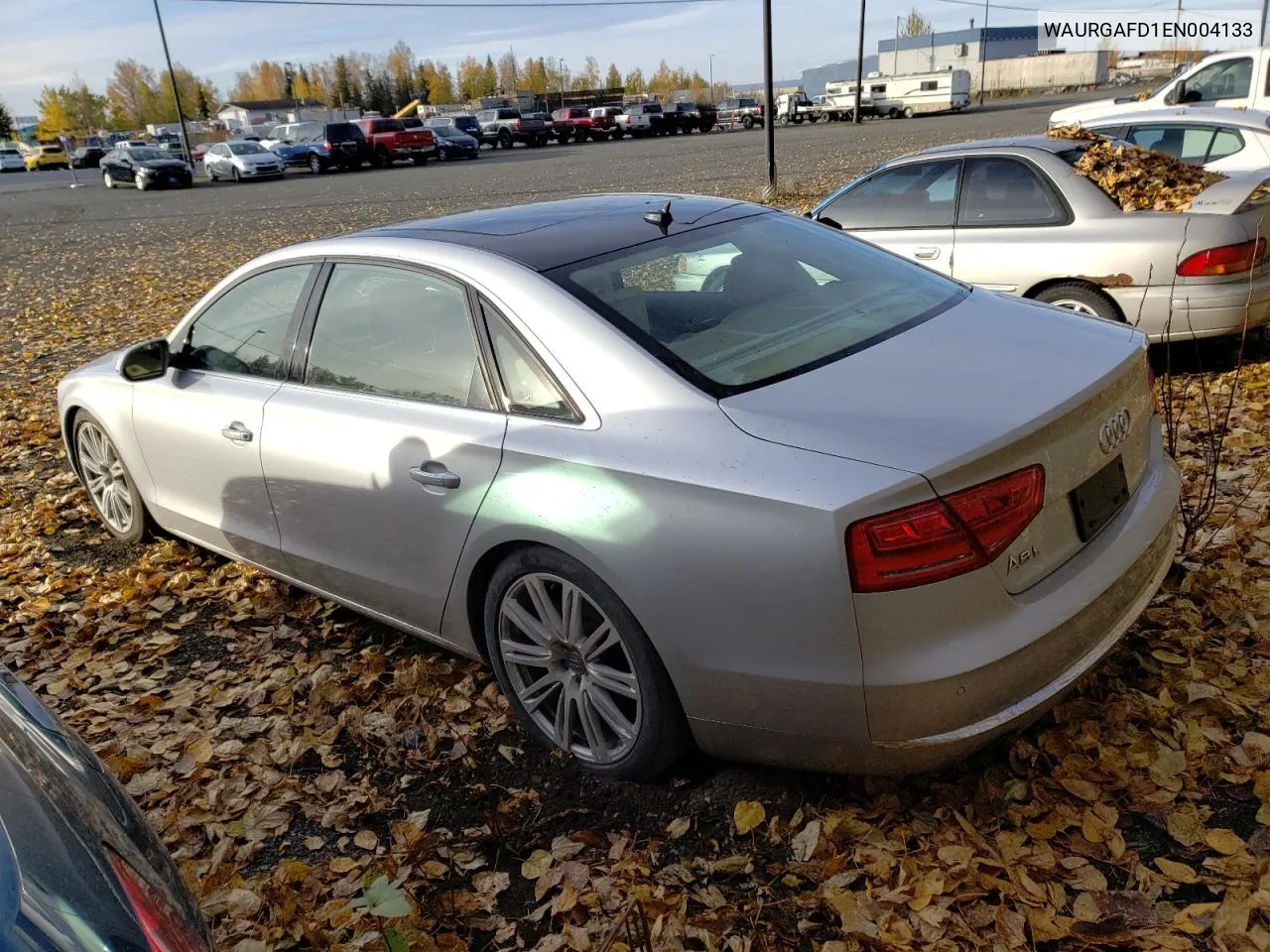 2014 Audi A8 L Quattro VIN: WAURGAFD1EN004133 Lot: 73740774