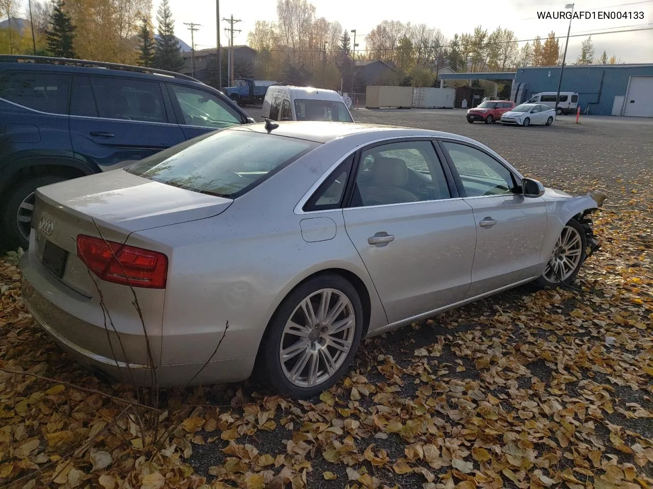 2014 Audi A8 L Quattro VIN: WAURGAFD1EN004133 Lot: 73740774