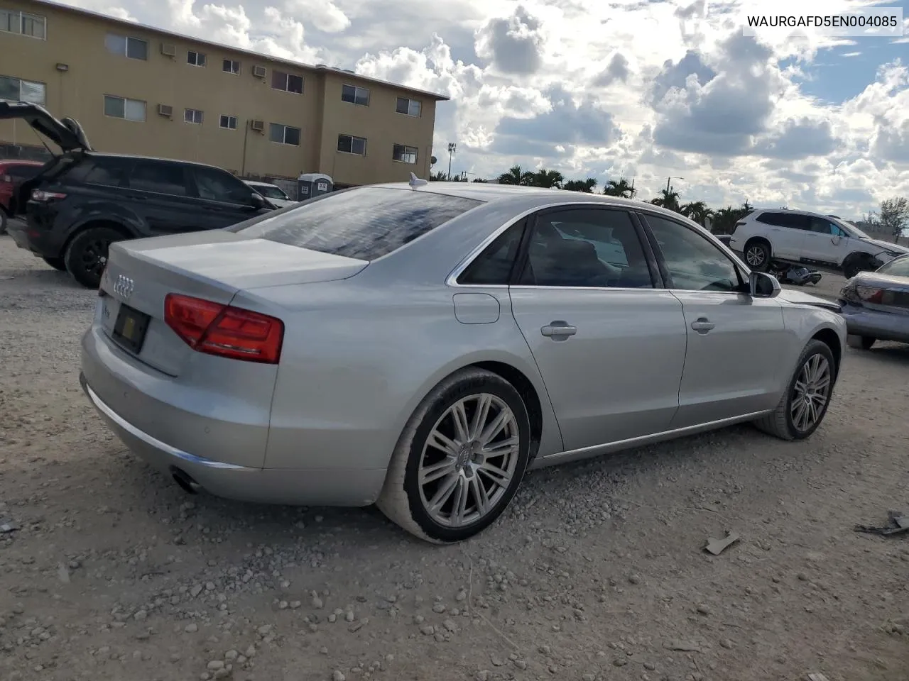 2014 Audi A8 L Quattro VIN: WAURGAFD5EN004085 Lot: 73989464