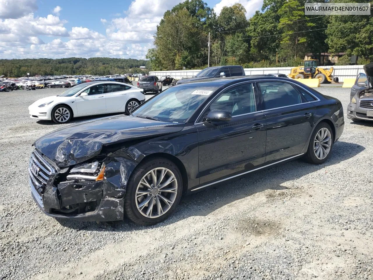 2014 Audi A8 L Tdi Quattro VIN: WAURMAFD4EN001607 Lot: 74189344