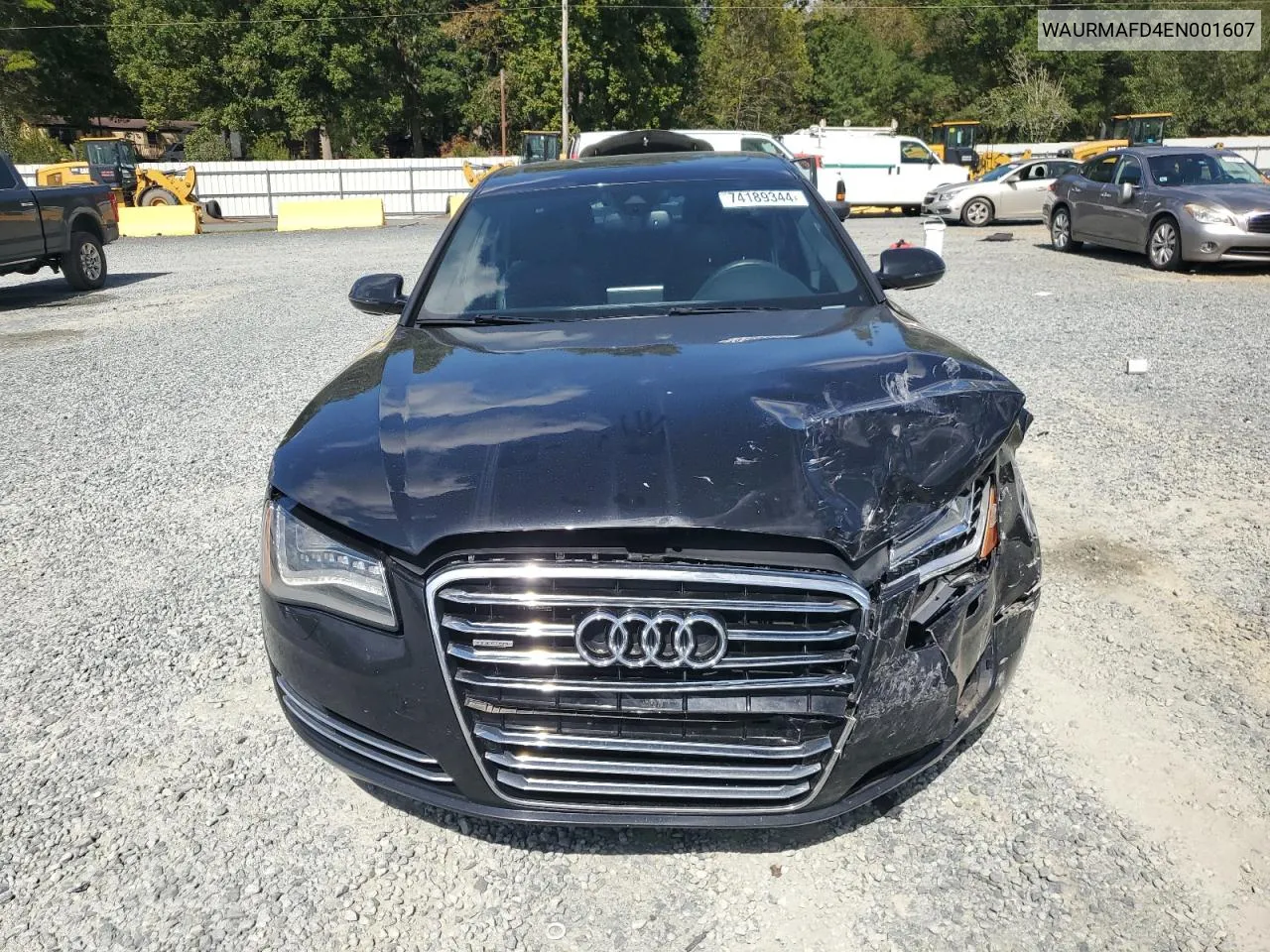 2014 Audi A8 L Tdi Quattro VIN: WAURMAFD4EN001607 Lot: 74189344